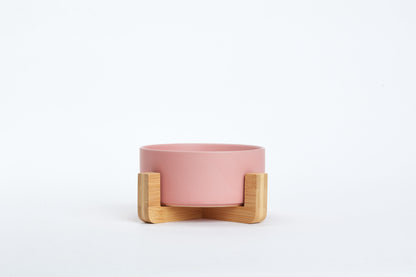 Wooden Stand Pet Bowl - Lucid and Real