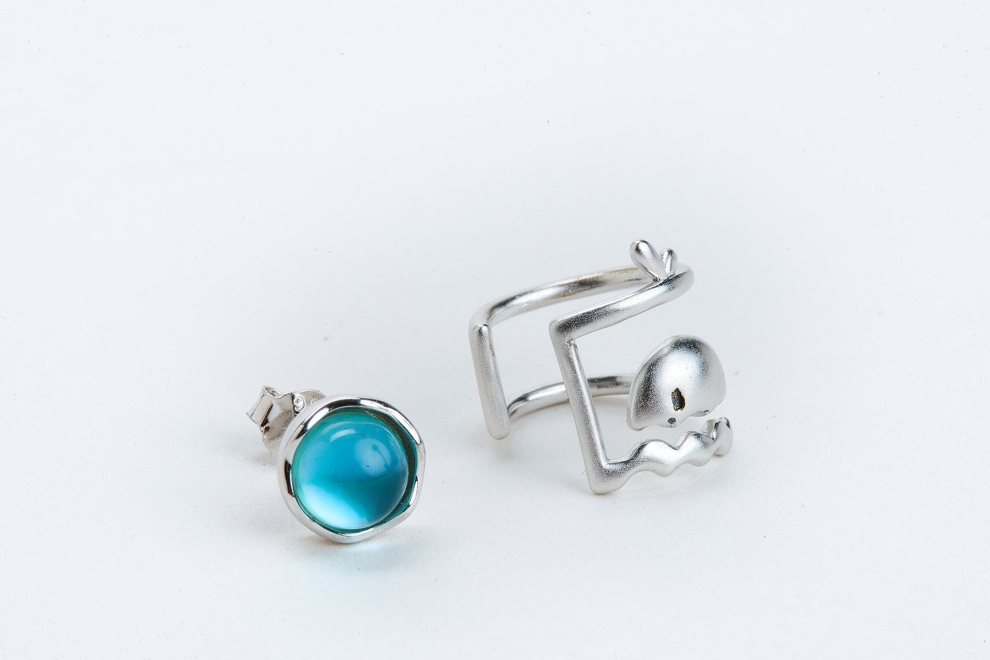 Whale and The Ocean Ear Studs & Cuffs - Lucid and Real