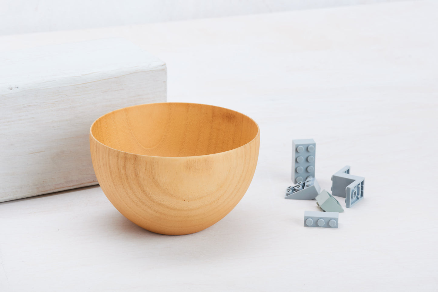 Date Wood Rice Bowl - Raw Wood Finished