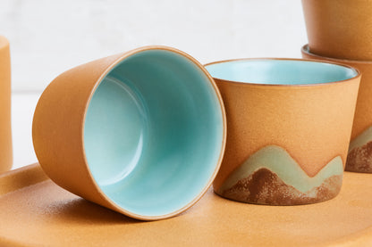 Printed Ceramic Tea Cup Set - Lucid and Real