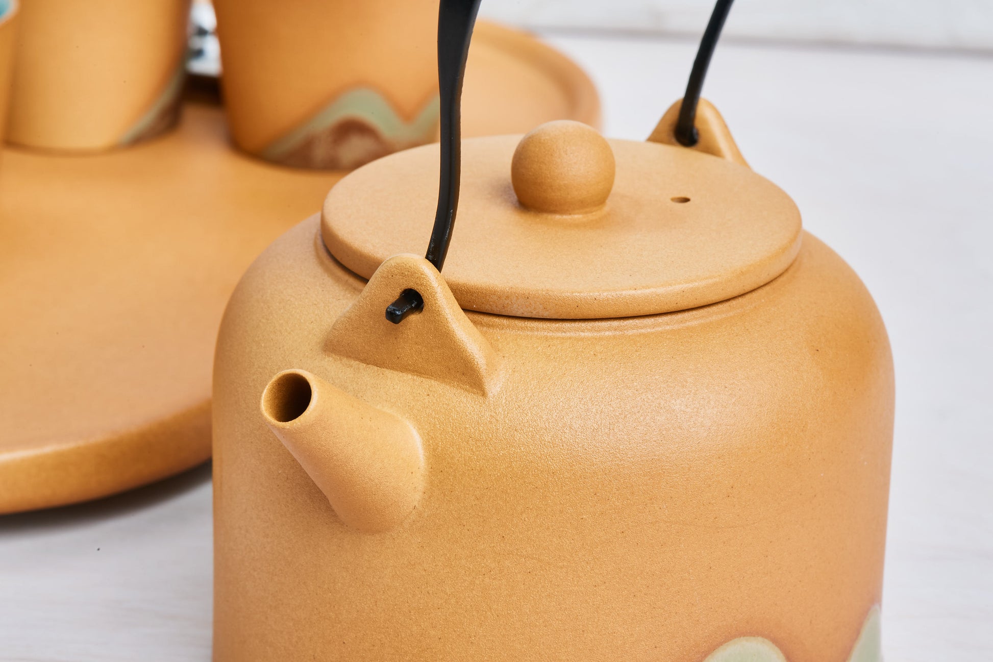Ceramic Tea Set With Pot
