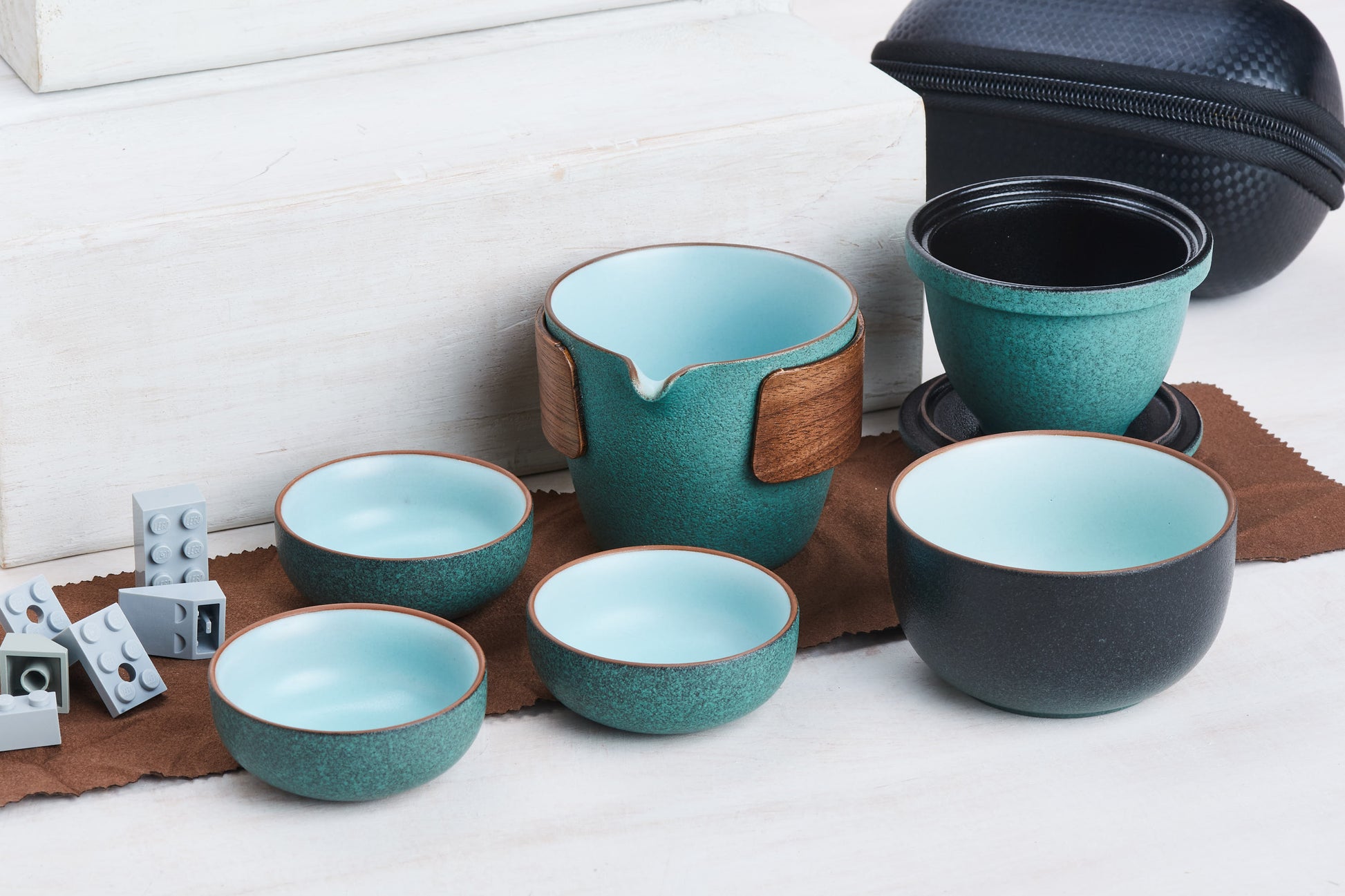 Ceramic Travel Tea Set