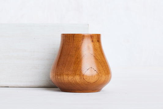 Tapered Wooden Whisky Glass