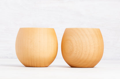 Japanese Wooden Cup - in pair