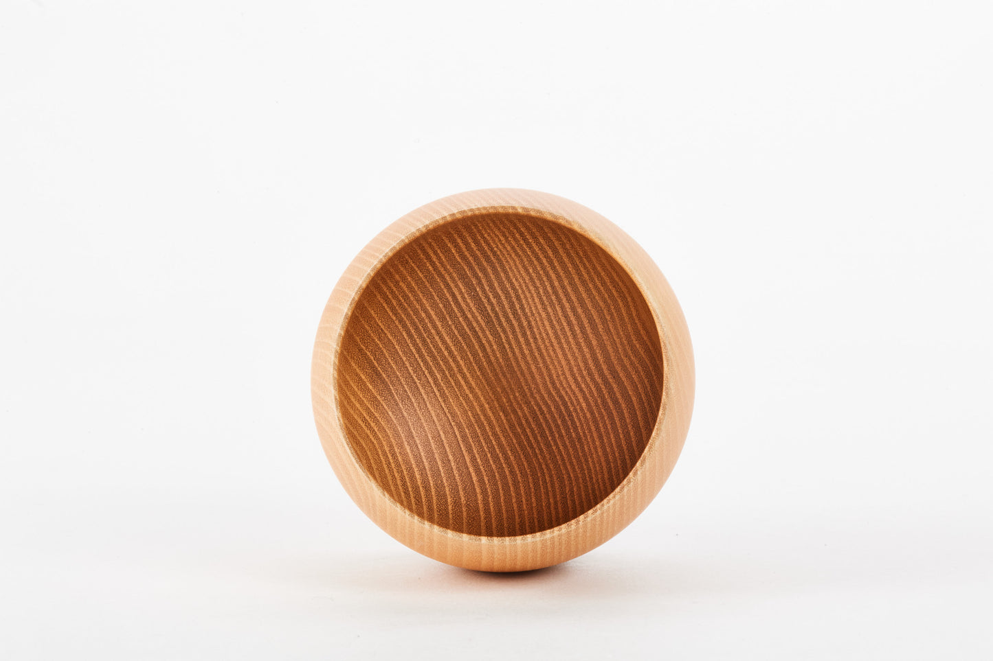 Japanese Wooden Cup - interior