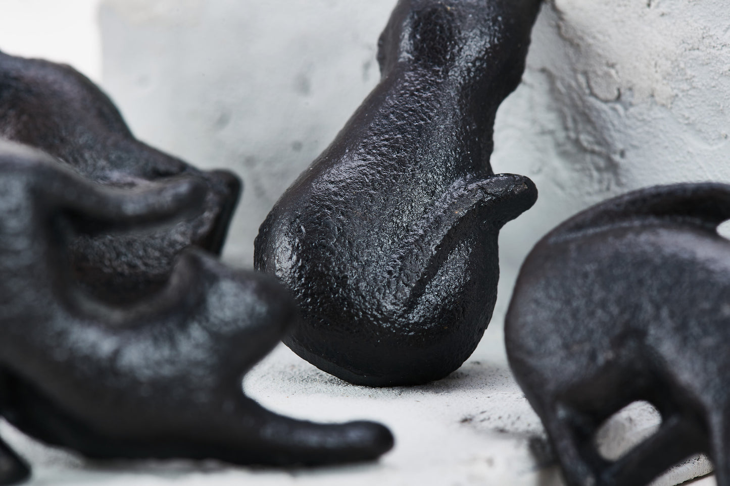 Cast Iron Kitty Drawer Pulls - Lucid and Real