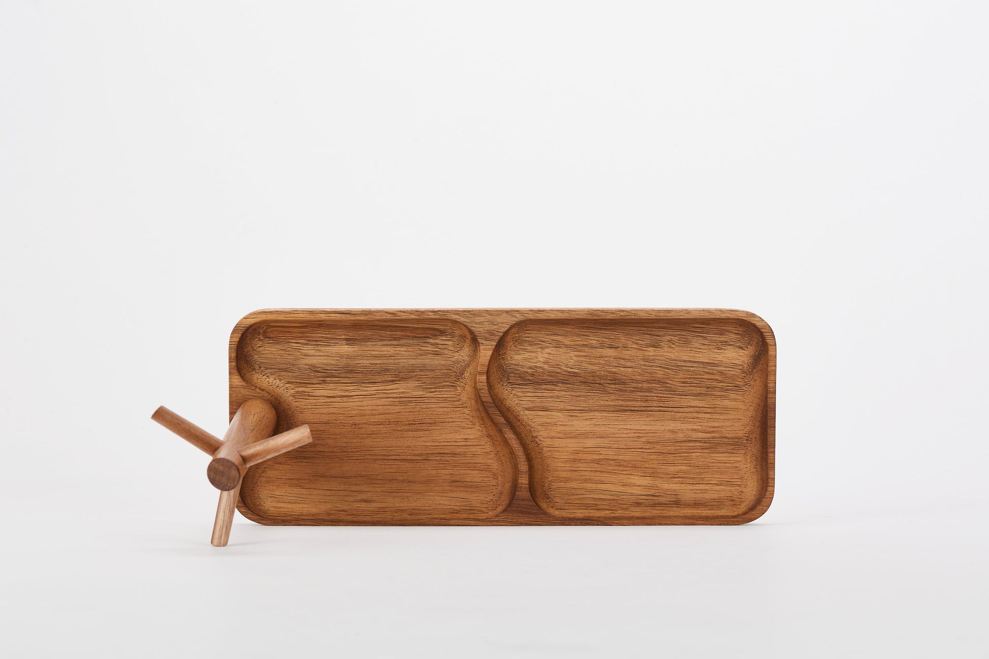 Wooden Peg Table Top Organizer - Lucid and Real
