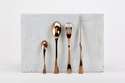 High Shine Rose Gold Silverware - Lucid and Real