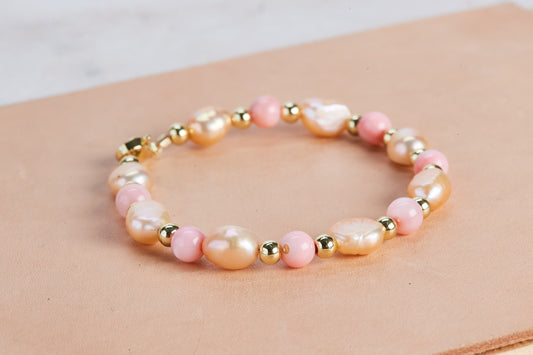 Pearl + Shell Bracelet
