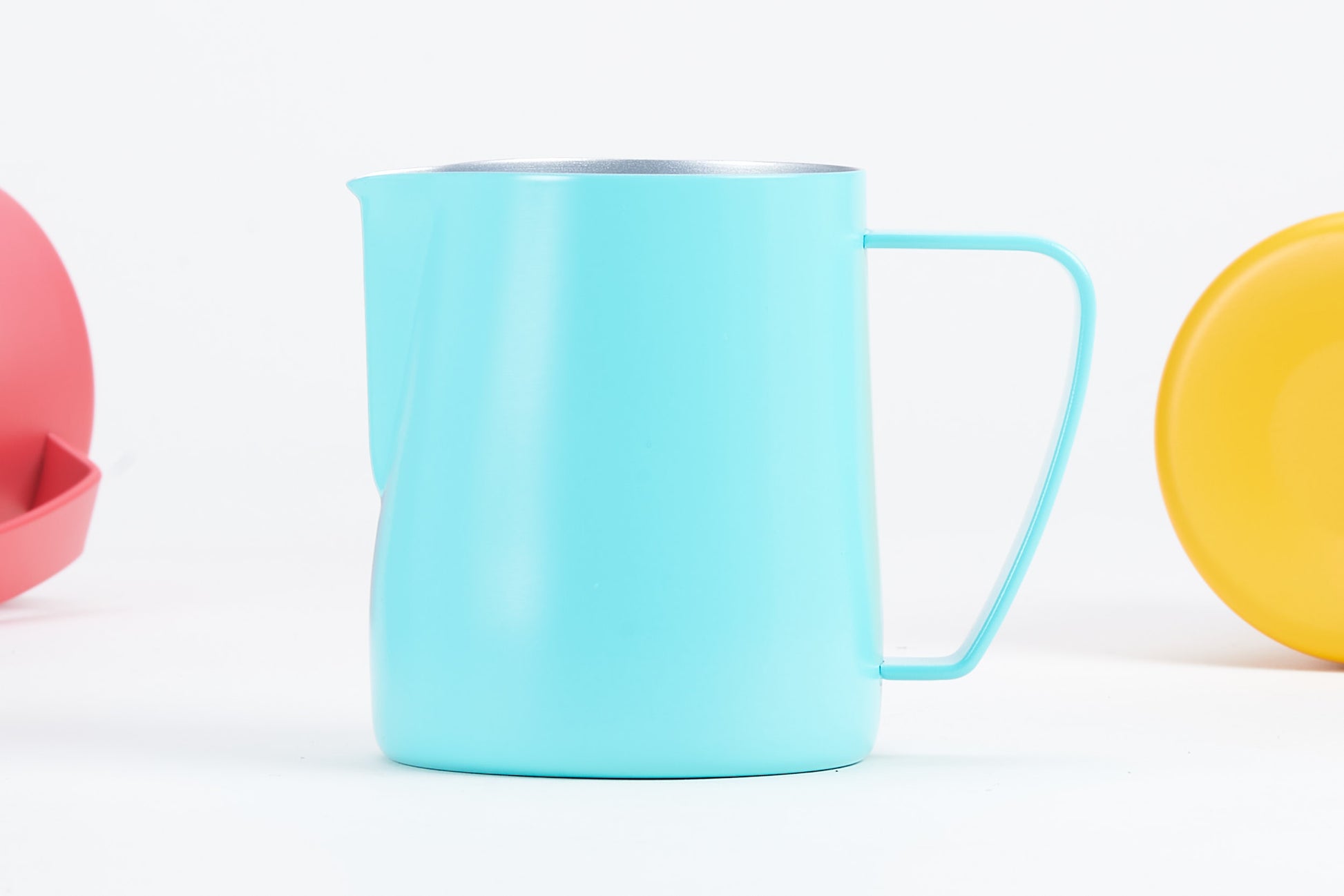 Sea Foam Green Handheld Milk Frother Pitcher - Lucid and Real