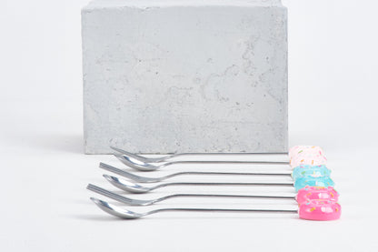 Pink Doughnut Fork & Spoon - Lucid and Real