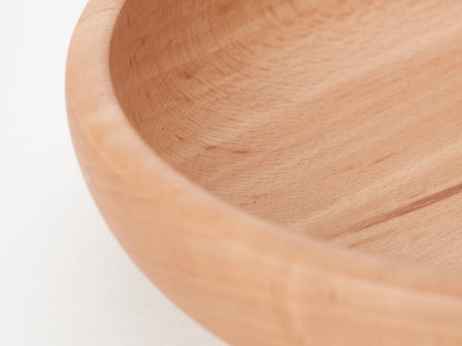 Beech Wood Deep Plate (Small) - Lucid and Real